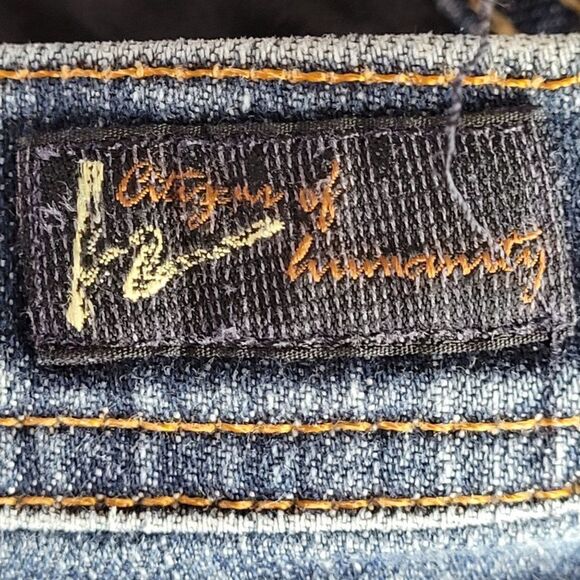 Vintage Citizens of Humanity Jeans 28 Ingrid 002 Stretch Low Waist Flare - Picture 14 of 16